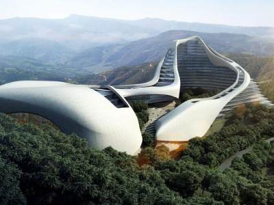 峨眉山涧雲中花嶺