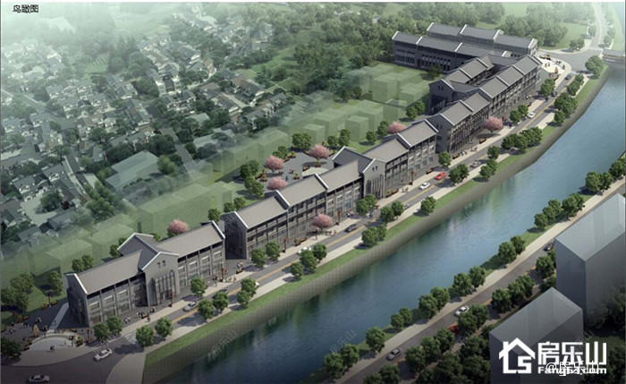 甘江特色商业步行街效果图