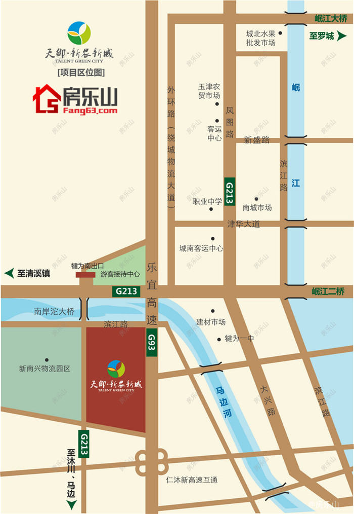 天御新农新城区位图