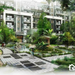 兰亭 合院效果图