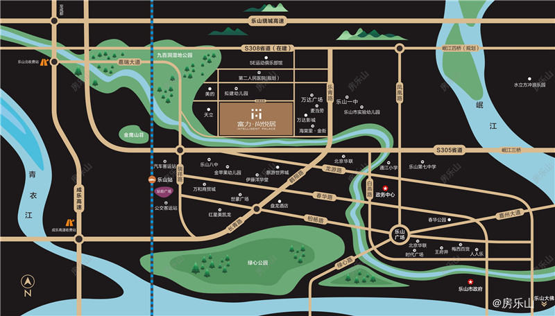 富力尚悦居区位图