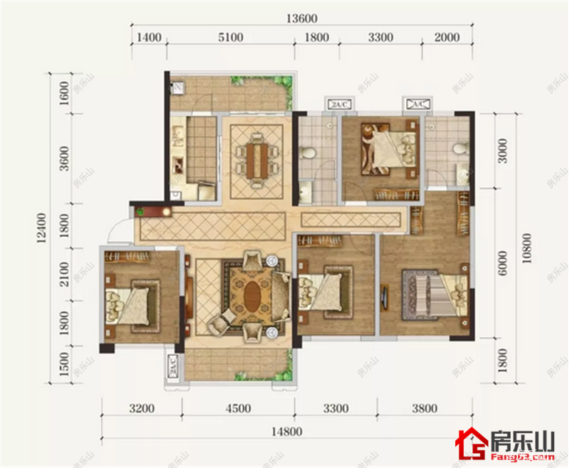 景秀峨眉A1户型