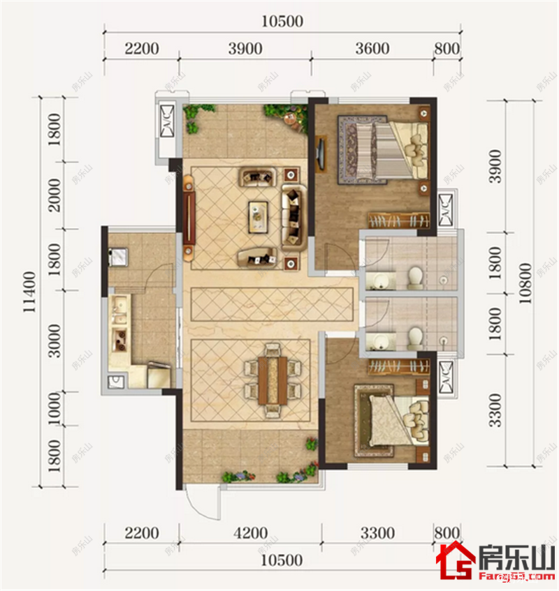 景秀峨眉D1户型
