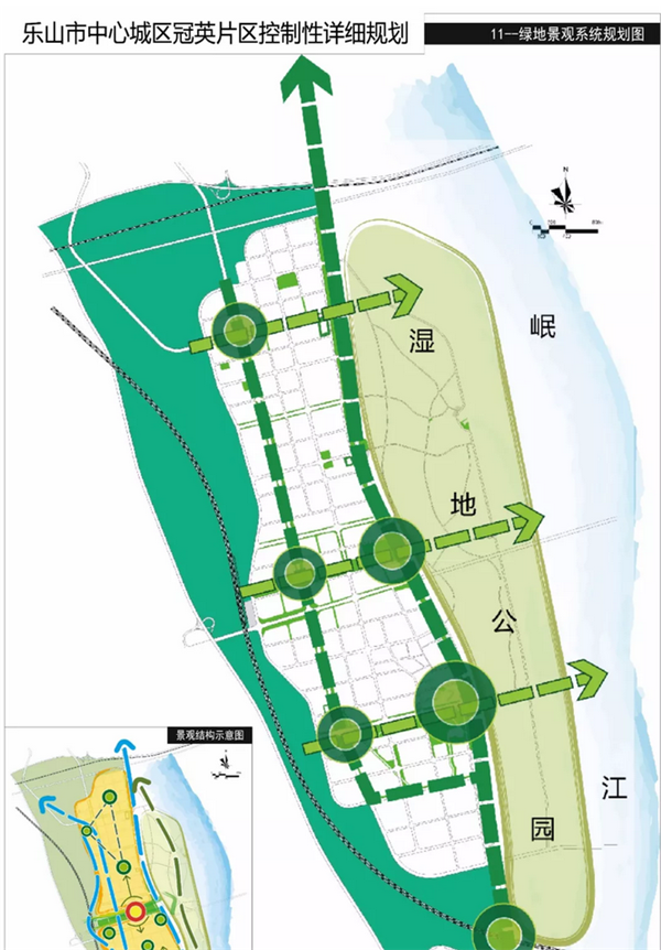 乐山市控制性规划图图片