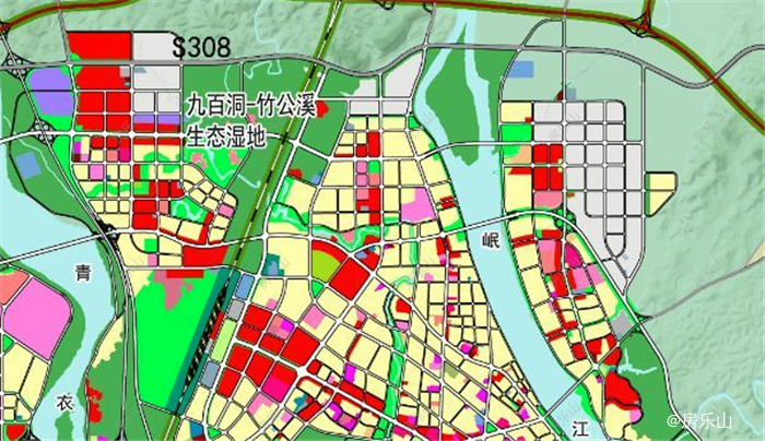 乐山城市规划图