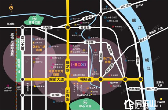 IBOX部落阁区位图