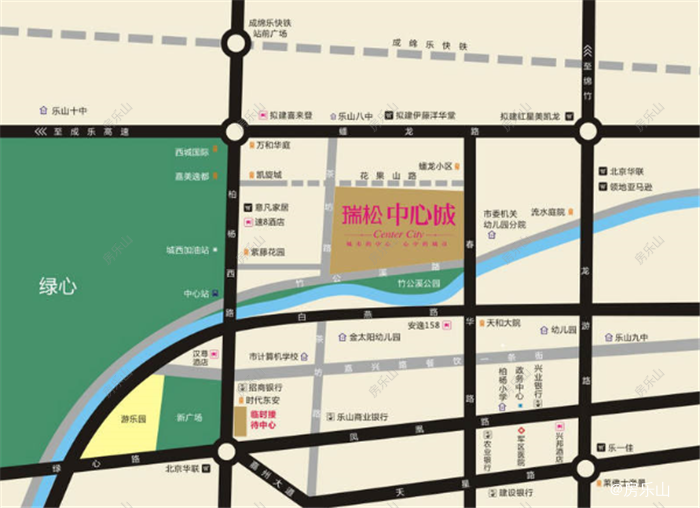 中心城区位图