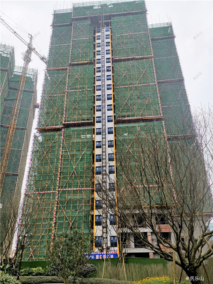 邦泰大渡河府滨河湾工程进度