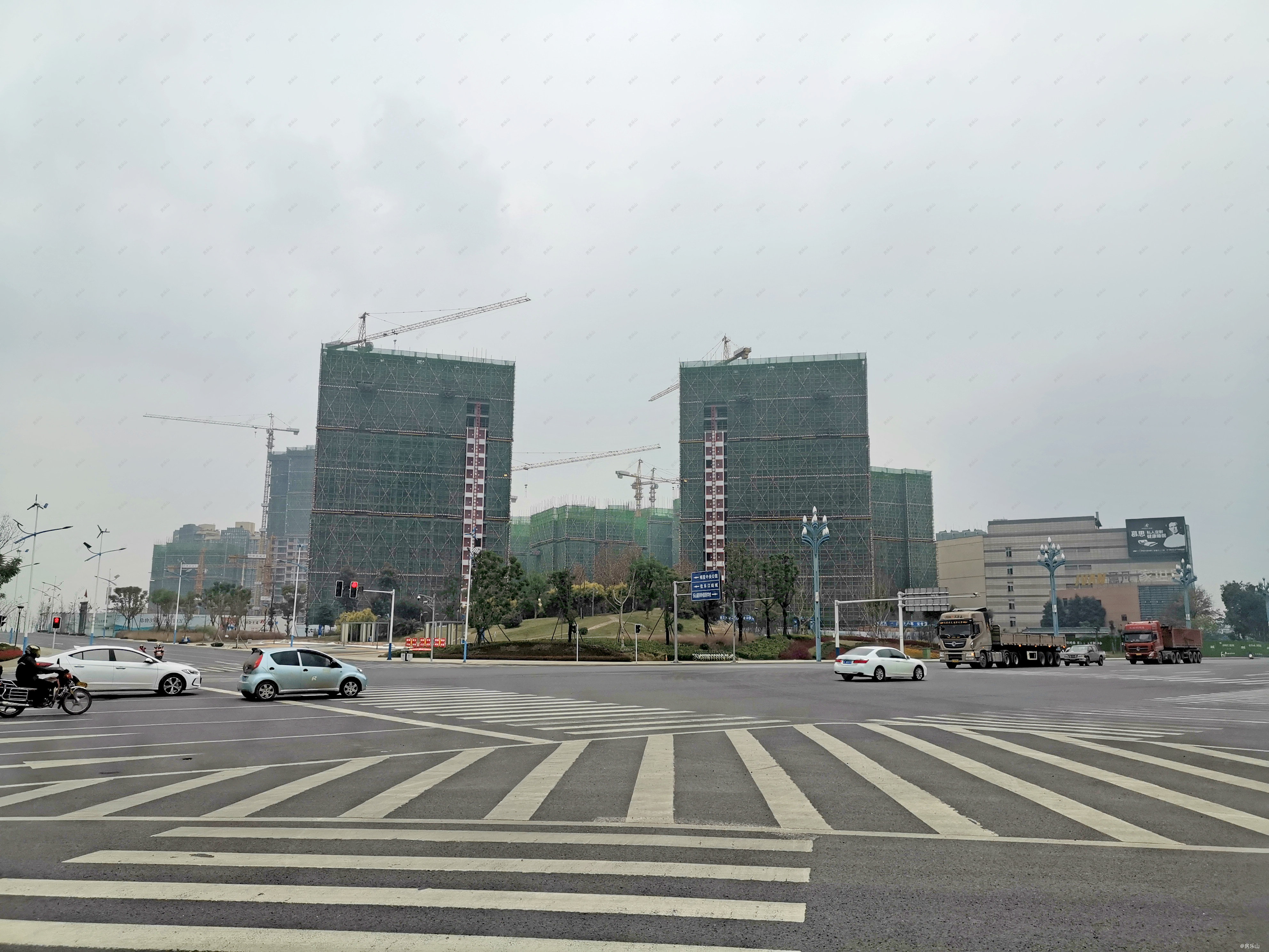 邦泰大渡河府滨河湾实景图