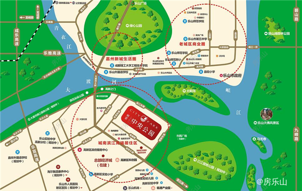 明星中央公园项目效果图