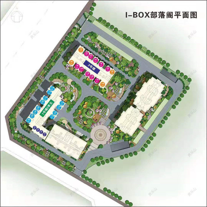 I-BOX部落阁总平图