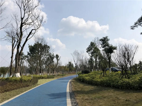 项目外的休闲步道和各项运动配套
