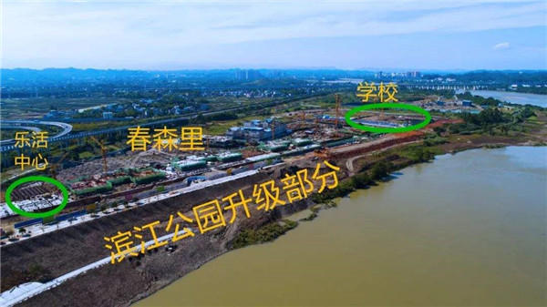 当年正在建设中的滟澜洲