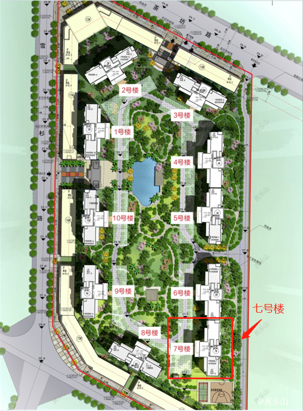 棠颂府楼栋分布图