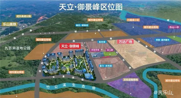 （天力御景峰区位图）