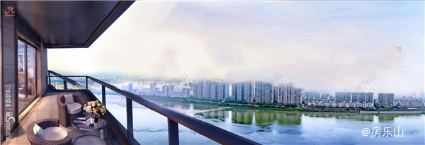 岷江东岸效果图