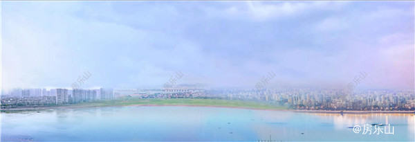 岷江东岸效果图