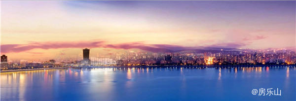 岷江东岸效果图