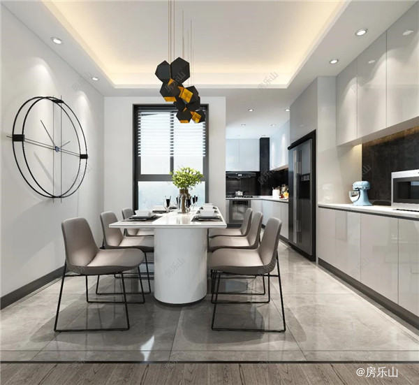 /J户型餐厅效果图