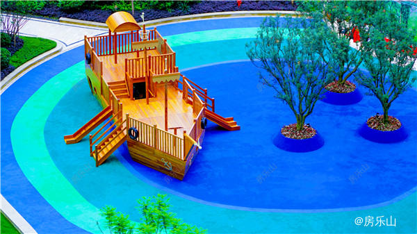 儿童游戏区实拍