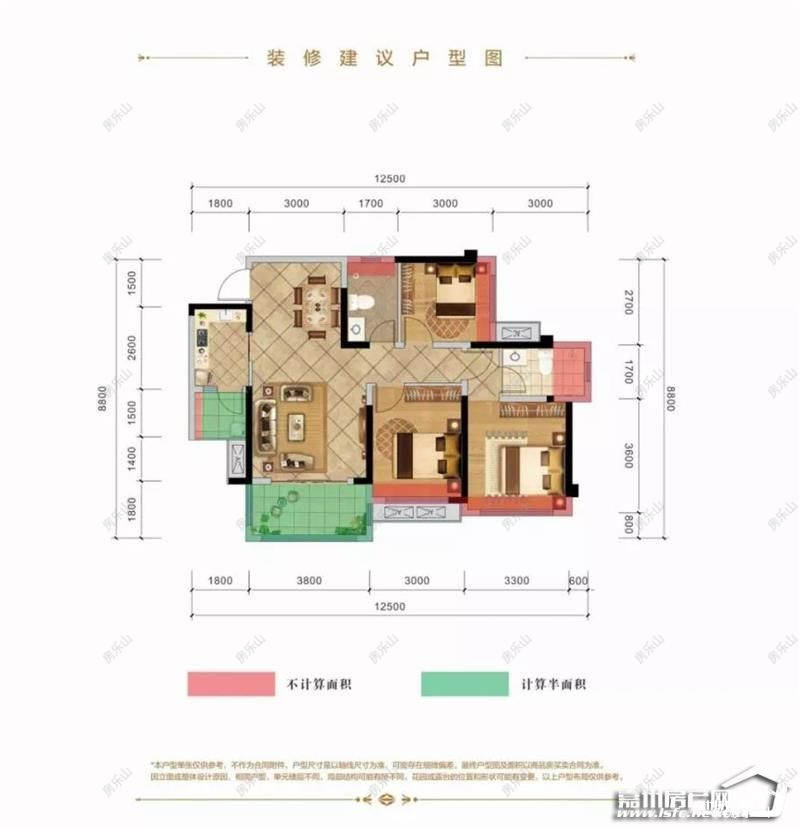 银丰玖熙堂D3户型