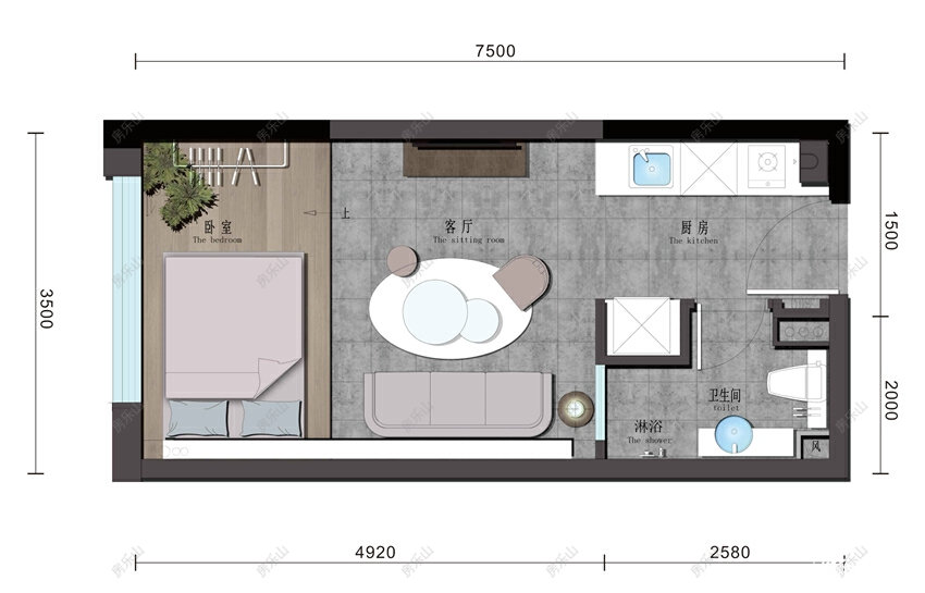 峨眉时光A26户型