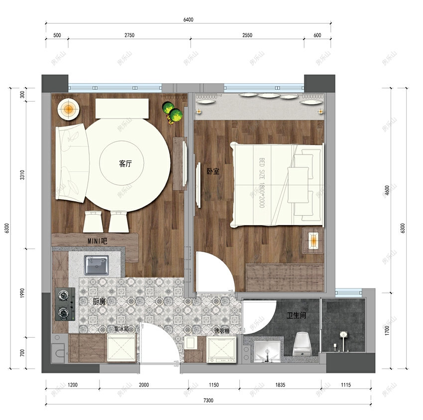峨眉时光B21户型