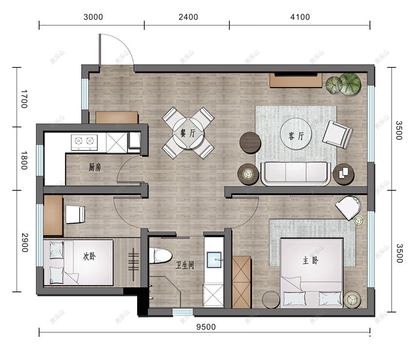 峨眉时光D21户型