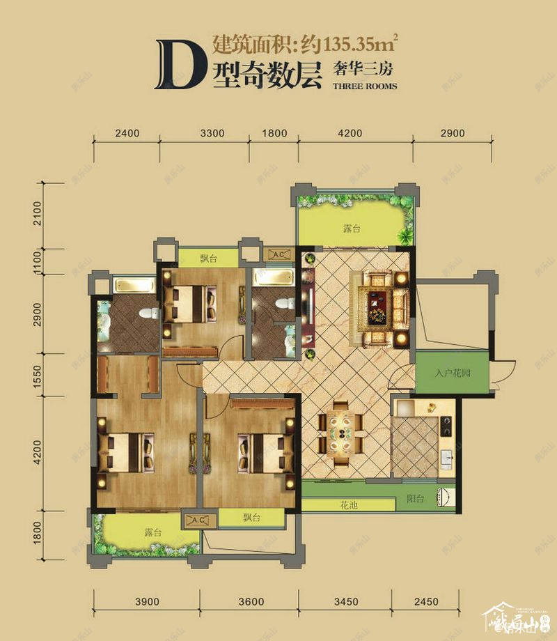 峨眉河畔一期一批次D户型