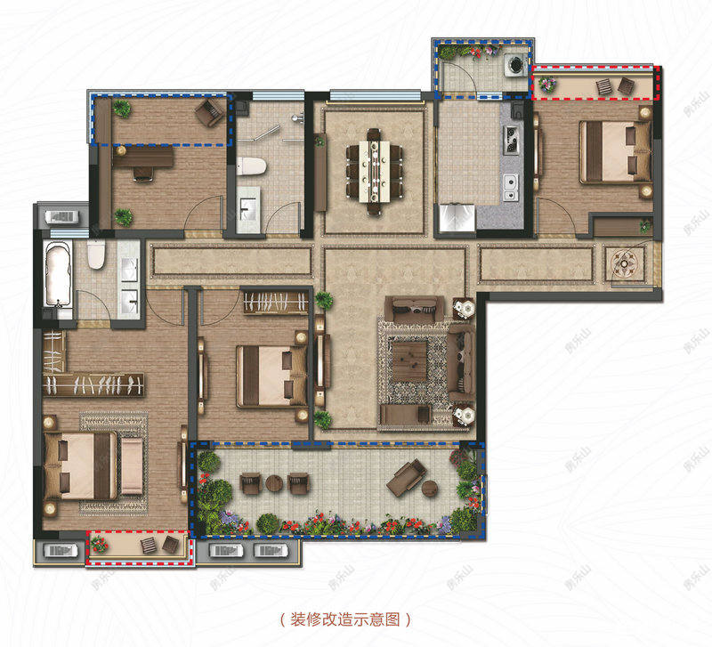 乐山万达广场A户型