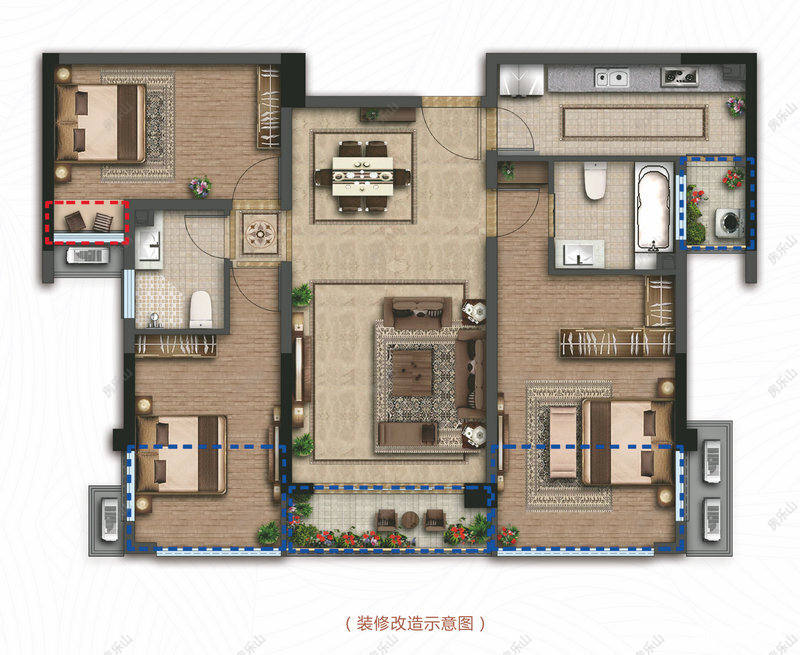 乐山万达广场C户型