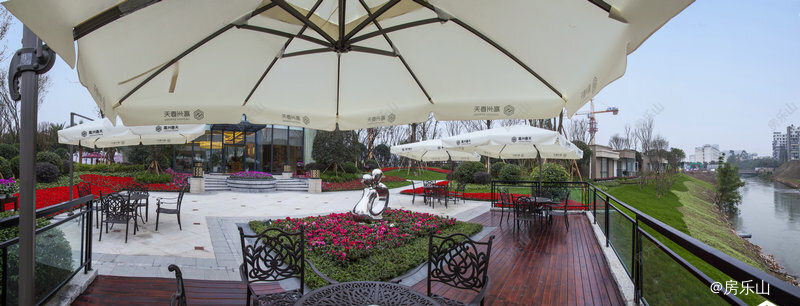 嘉州春天实景图