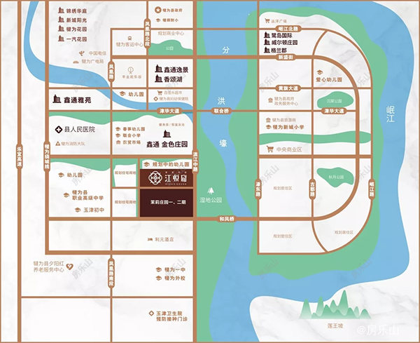 茉莉庄园江悦府区位图