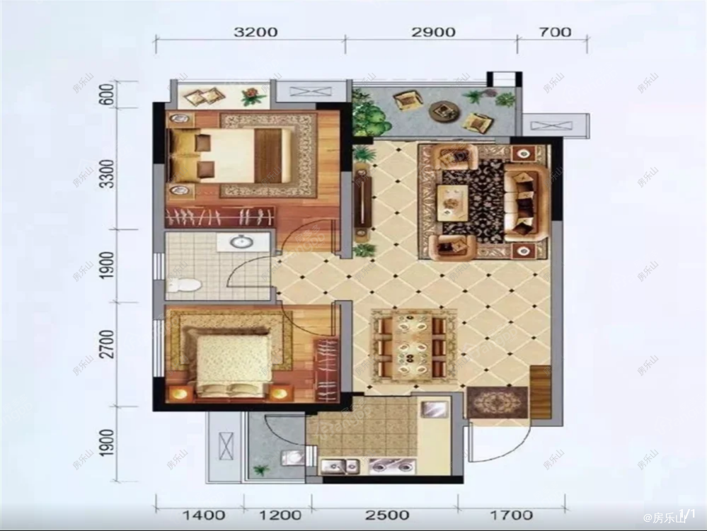 怡润茉莉庄园B1户型