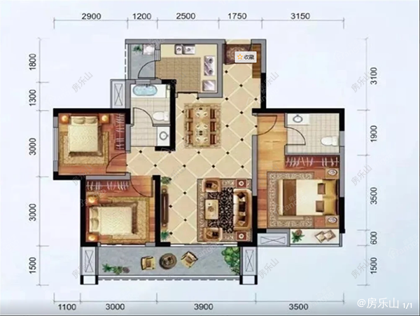 怡润茉莉庄园C3户型