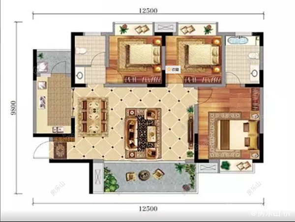 怡润茉莉庄园D1户型图