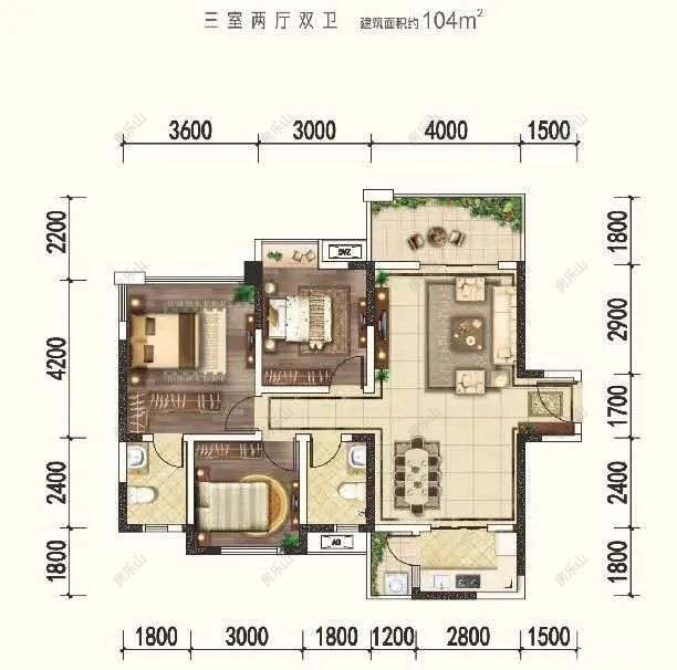 中央公园8期户型