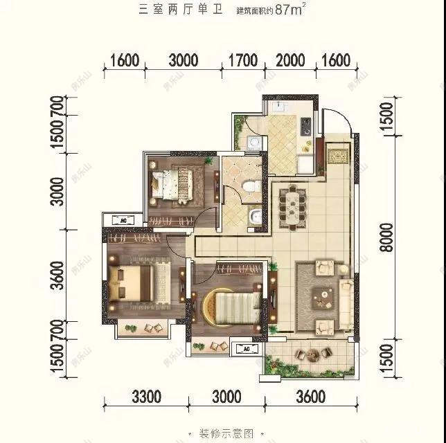 中央公园8期户型