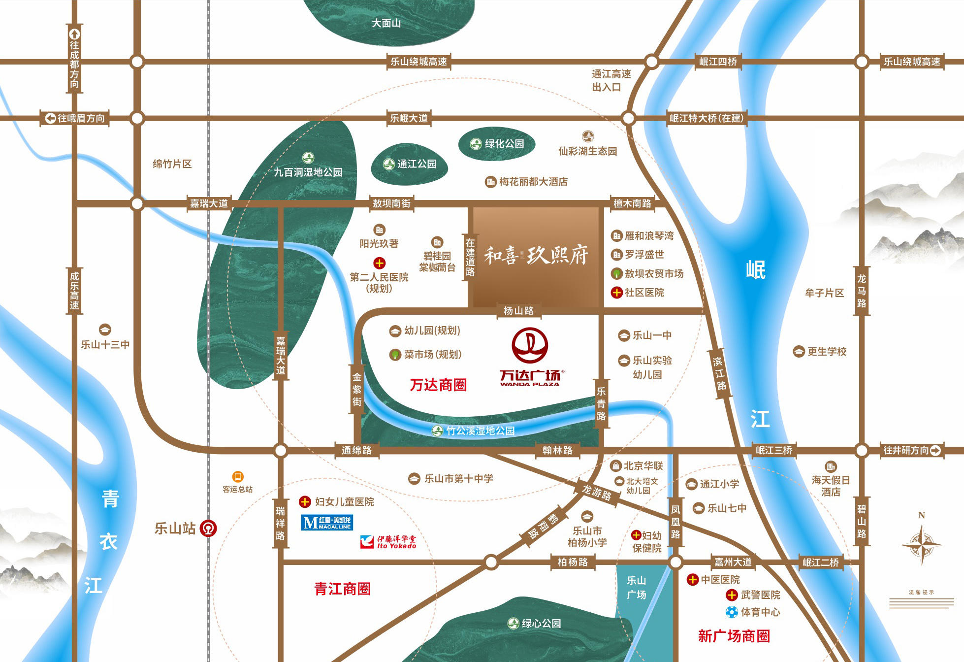 和喜玖熙府区位图