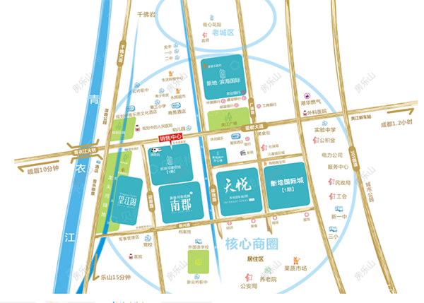 印象欧城2期南郡区位图