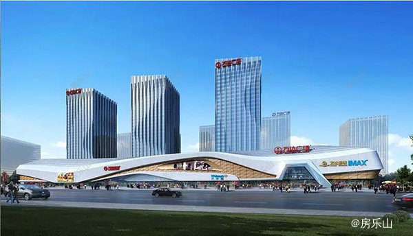 乐山万达广场效果图