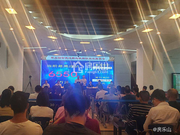 领丰一品学府拍地现场图