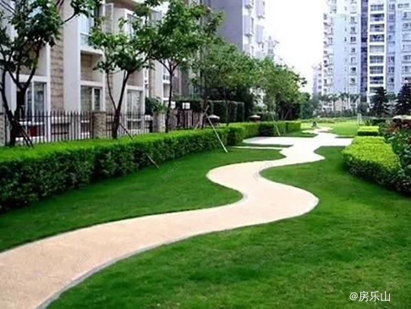 小区道路示意图
