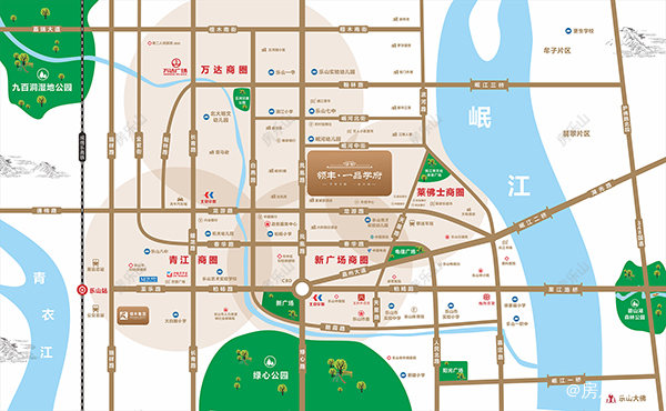 领丰一品学府区位图