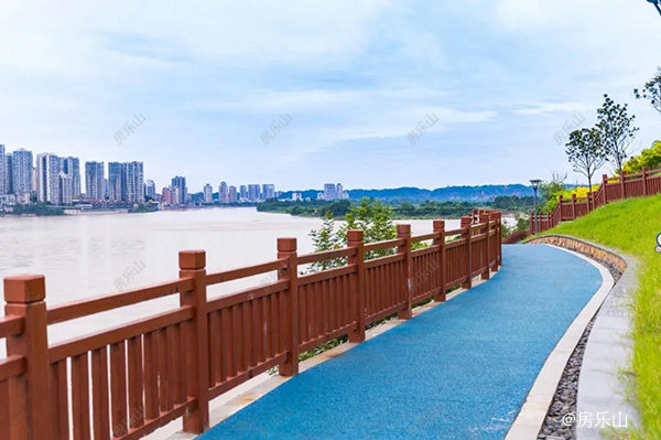 邦泰滨河湾临江实景图