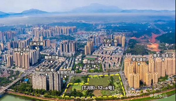 乐山通江土地示意图