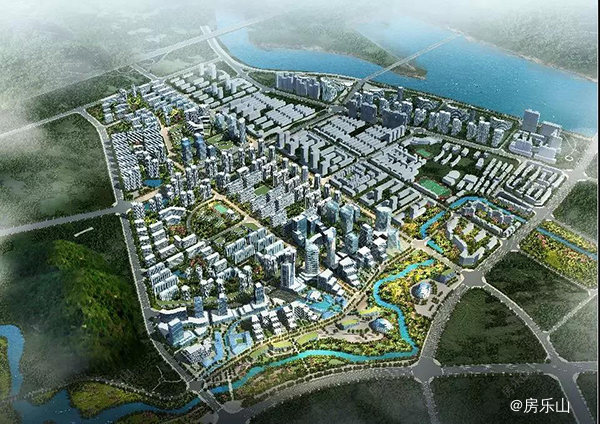 乐山城北规划效果图