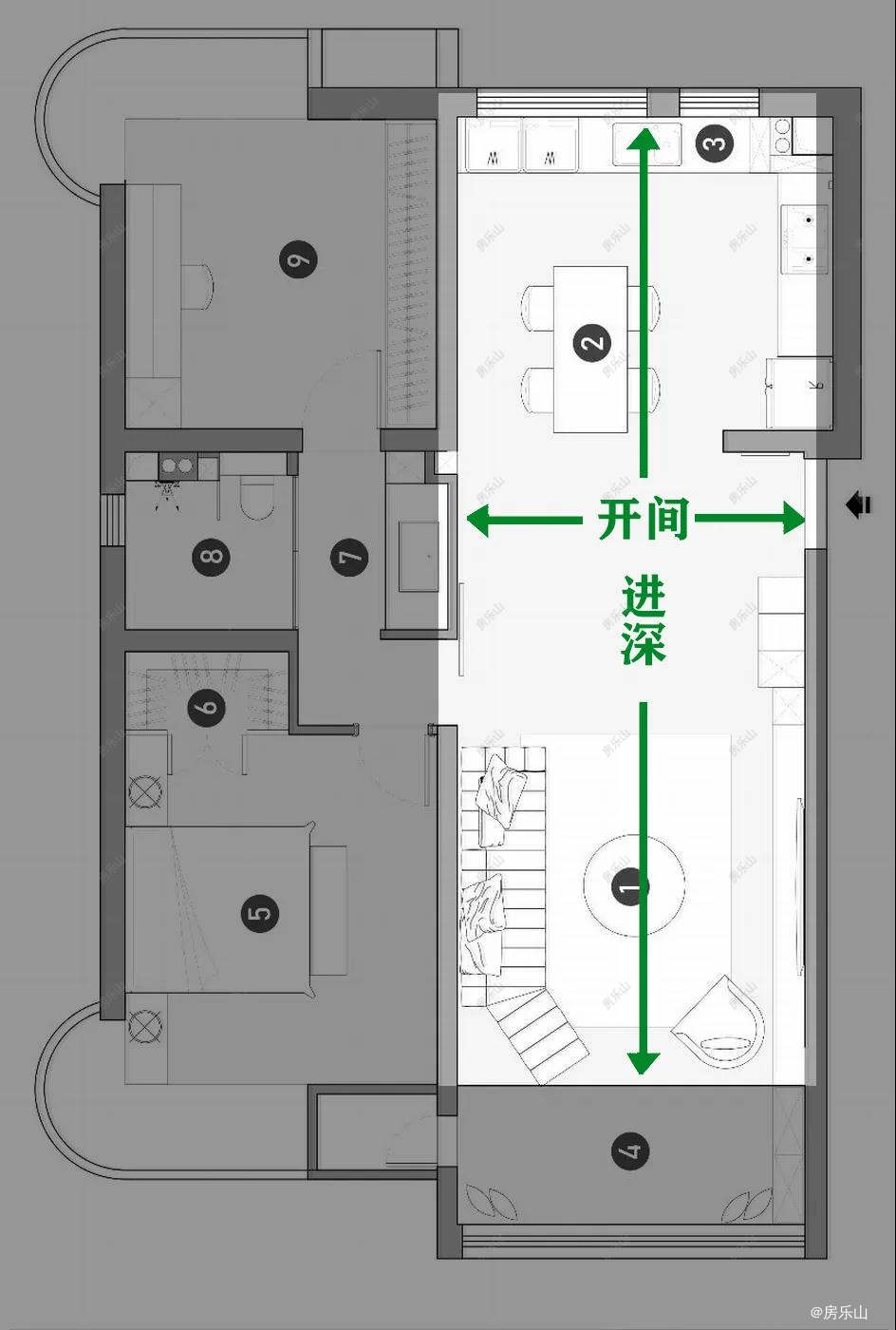 竖厅示意图