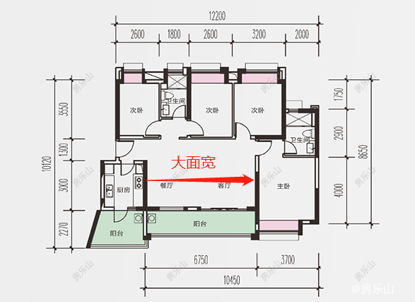 横厅示意图