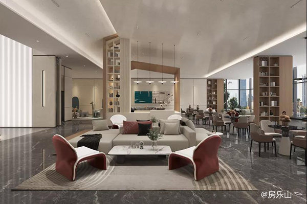 滨江花园城营销中心内部效果图